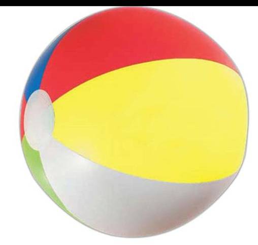 30,35,40,45,60cm beach ball(JS